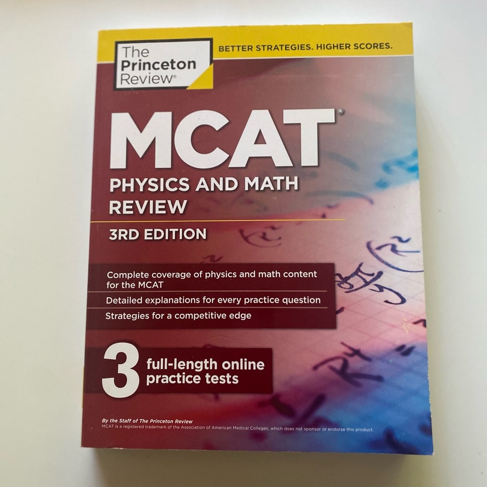 Princeton Review MCAT Physics and Math Book